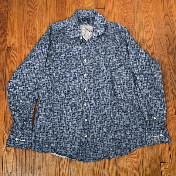 Proper Cloth Long Sleeve Botton Down Blue Men’s - Picture 1 of 10